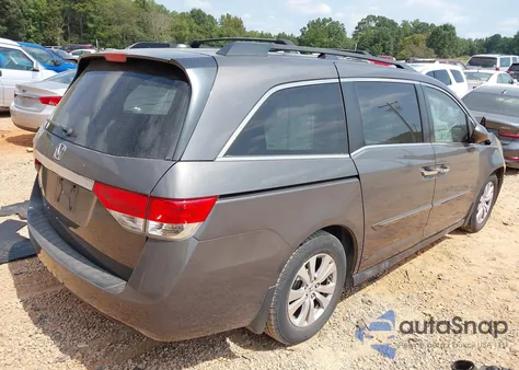 2014 Honda Odyssey Ex-L from USA, damaged, VIN 5FNRL5H69EB107741